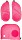 Ergobag Seitentaschen Fluo LED Zip-Set pink (ERG-SLE-001-511)