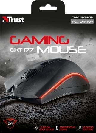 Trust Gaming GXT 177 Gaming Mouse czarny, USB