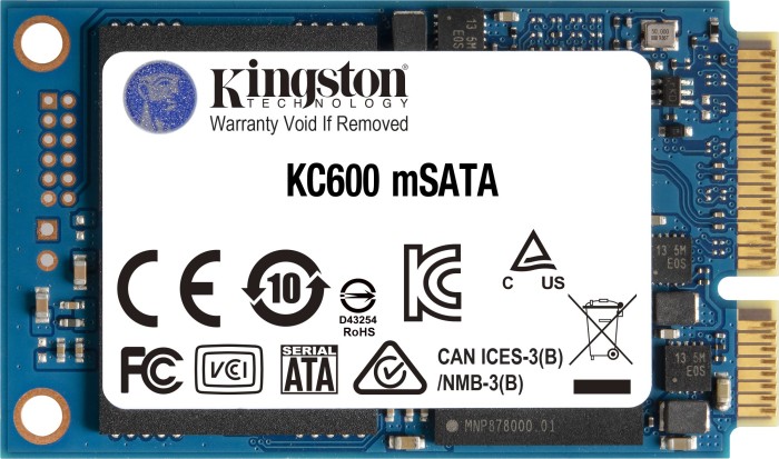 Kingston SSDNow KC600 256GB, mSATA