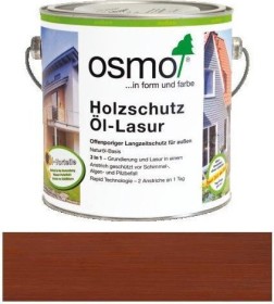 Osmo Holzschutz Öl-Lasur 703 außen Holzschutzmittel mahagoni, 750ml