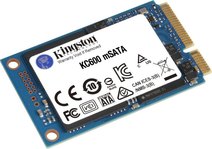 Kingston SSDNow KC600 512GB, MO-300/mSATA 6Gb/s