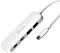 j5create Eco-Friendly 4-in-1 USB-C Hub weiß, 2x USB-A 3.1, 2x USB-C 3.1, USB-C 3.1 [Stecker] (JCH342EW)