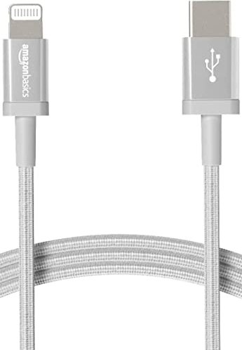 AmazonBasics USB-C-na-Lightning przewód 1.82m srebrny