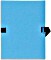 Exacompta Dokumentenmappe aus Karton A4, 2.7mm Rücken, hellblau (722E)