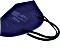 Duuja FFP2 Atemschutzmaske marineblau, 20 Stück