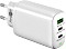 Wentronic Goobay USB-C PD 3-fach Multiport-Schnellladegerät 65W weiß (61759)