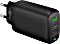 Wentronic Goobay USB-C PD 3-fach Multiport-Schnellladegerät 65W schwarz (61760)