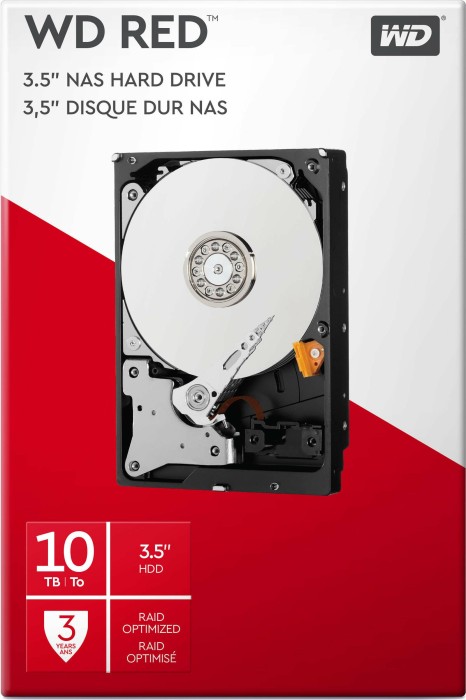 Western Digital WD Red Desktop Mainstream Kit 10TB, SATA 6Gb/s, retail