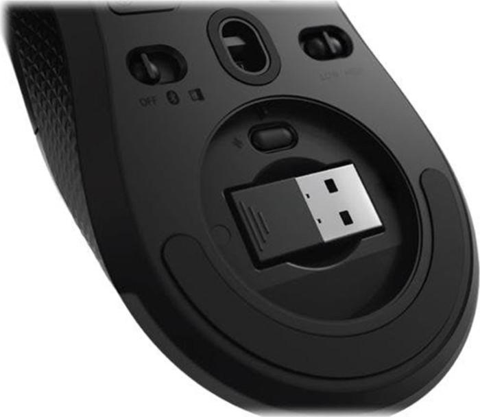 Lenovo Legion M600 Wireless Gaming Mouse, Black/Iron Grey, USB/Bluetooth