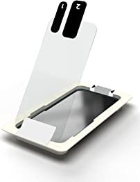 eSTUFF Titan Shield Full Cover Screen Protector + Mounting Frame für Apple iPhone 12/12 Pro transparent