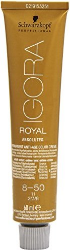 Schwarzkopf Igora Royal Absolutes Anti-Age Haarfarbe 8/50 hellblond gold natur, 60ml