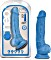 Blush Neo Dual Density Cock with Balls 7.5" blue (25-0865)