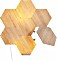nanoleaf Elements Wood Look Hexagons Smart Lighting LED Panel Starterkit 7x 2W (NL52-K-7002HB-7PK)
