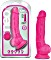 Blush Neo Dual Density Cock with Balls 7.5" pink (33-1043)