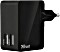 Trust Travel Wall Charger schwarz (19935)