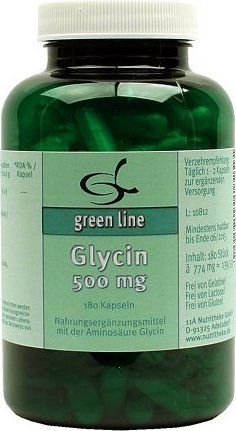 11A Nutritheke Glycin 500mg Kapseln, 180 Stück