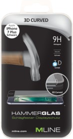 MLine 3D Curved Hammerglas für Apple iPhone 7 Plus