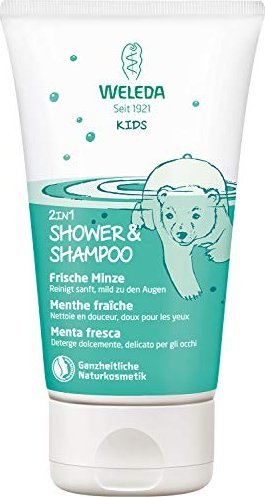 Weleda Kids 2in1 Frische Minze Duschgel & Shampoo, 150ml