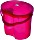Rotho Babydesign top napkin pail translucent pink (20002-0210)