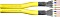 Digitus Professional Twisted-Pair Duplex kabel przyłączeniowy, Cat7a, S/FTP, bez wtyczki, 500m, żółty, Dca (DK-1743-A-VH-D-5)