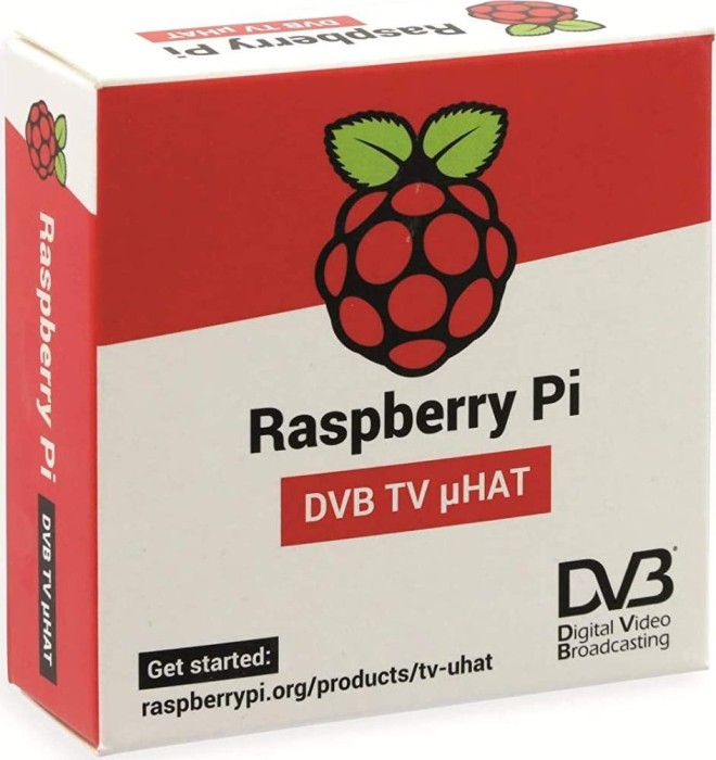 Raspberry Pi Official TV μHAT, DVB-T2 Empfänger