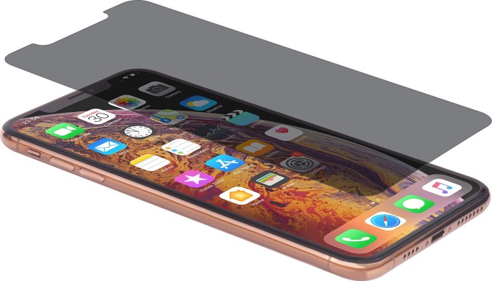 Stilgut Panzerglas Privacy für Apple iPhone XS, 2er-Pack