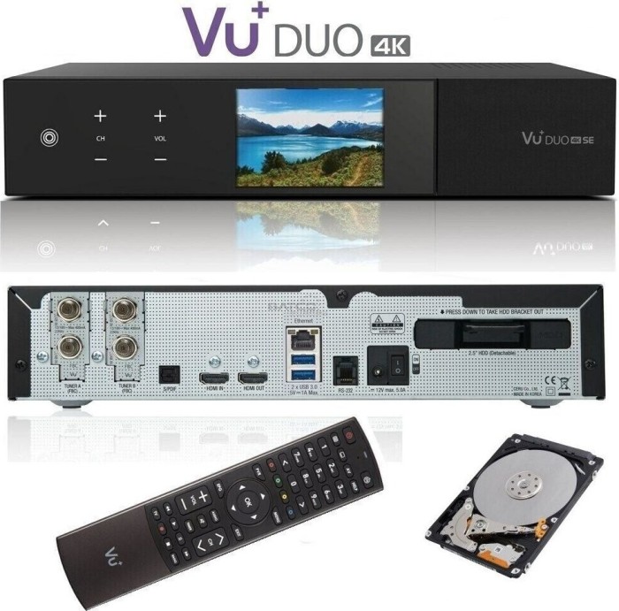 VU+ Duo 4K SE, 2x DVB-S2X FBC Twin