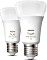 Philips Hue White and Color Ambiance 1100 LED-Bulb E27 9W, 2er-Pack (929002468802)