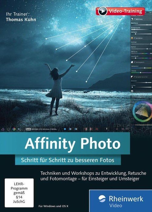 Rheinwerk Verlag Affinity Photo - Schritt für Schritt zu besseren Fotos (deutsch) (PC/MAC)