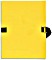 Exacompta Dokumentenmappe aus Karton A4, 2.7mm Rücken, gelb (729E)