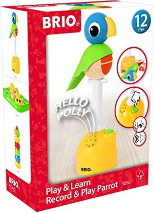 BRIO Play & Learn Record & Play Parrot