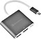 SilverStone EP08 USB 3.0 Typ-C auf HDMI Adapter, silber (SST-EP08C / 40160)