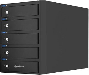 Sharkoon 5-Bay RAID Box, USB-B 3.0/eSATA