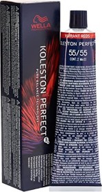 Wella Koleston Perfect Me+ Vibrant Reds Haarfarbe 55/55 hellbraun intensiv mahagoni-intensiv, 60ml