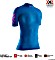 X-Bionic Twyce 4.0 koszulka do biegania krótki rękaw teal blue/neon flamingo (damskie) (TW-RT00S19W-A004)
