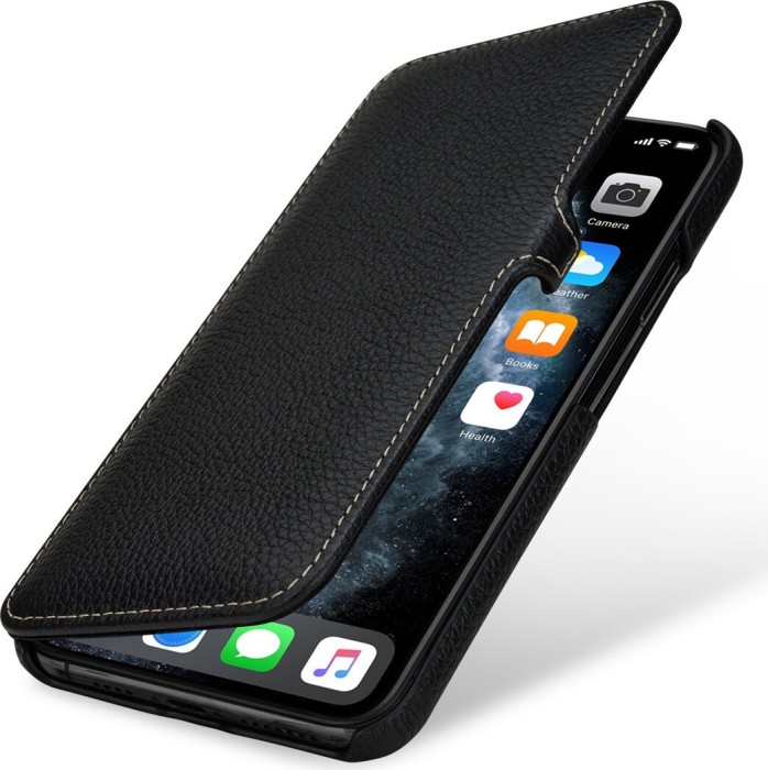 Stilgut Book Type Leather Case Clip für Apple iPhone 11 Pro Max