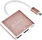 SilverStone EP08 USB 3.0 Typ-C auf HDMI Adapter, pink (SST-EP08P / 40161)