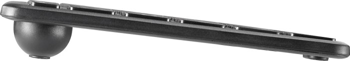 Sygonix Connect SC-WKB-250 Wireless Keyboard schwarz, USB/Bluetooth, DE