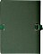 Exacompta Dokumentenmappe aus Karton A4, 2.7mm Rücken, dunkelgrün (733E)