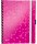 Leitz WOW Be Mobile Collegeblock mit PP-Einband pink A4 liniert, 80 Blatt (46440023)