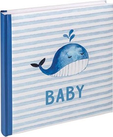 Walther Design Buch Fotoalbum Baby Sam 31x28 blau