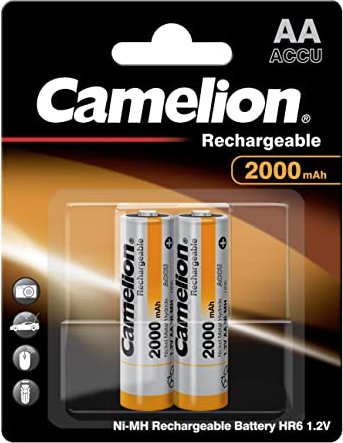 Camelion Rechargeable Mignon AA NiMH 2000mAh, 2er-Pack