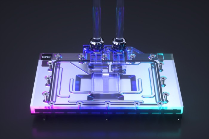 Alphacool Eisblock Aurora Acryl GPX-N NVIDIA RTX 4090 Reference mit Backplate