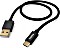 Hama Ladekabel Fabric USB-A/USB-C 1.5m Nylon schwarz (201545)