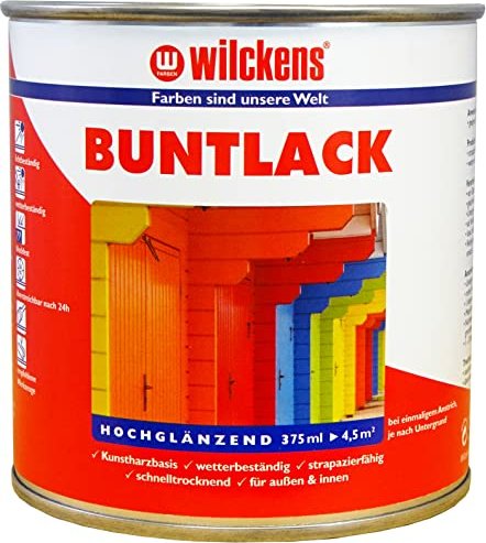 Wilckens Holz-/Metallschutz-Buntlack hochglänzend innen RAL 7001 silbergrau