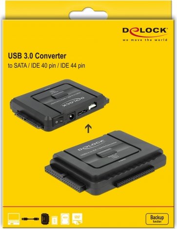 DeLOCK USB -> SATA, USB -> IDE 2.5", USB -> IDE 3.5"