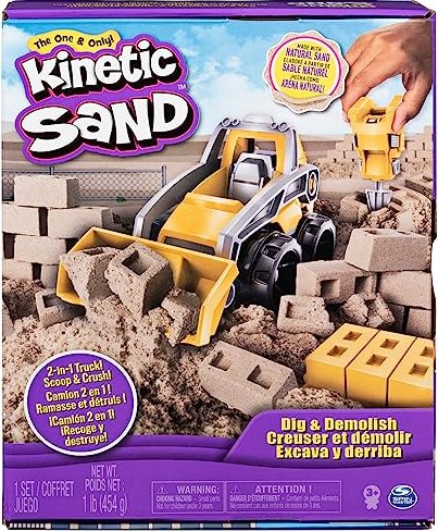 Spin Master Kinetic Sand Eimer 2,7 kg Sand mit Zubehör (6058787) ab 28,66 €