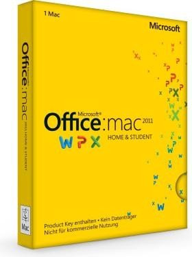 Microsoft Office 2011 Home and Student, PKC (niemiecki) (MAC)