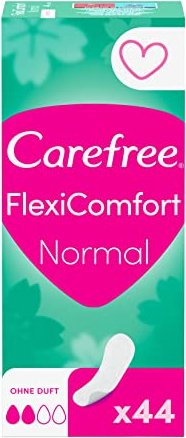 1 x 44 Einlagen Flexibel und ultradünn Carefree Slipeinlagen FlexiComfort ohne Duft 