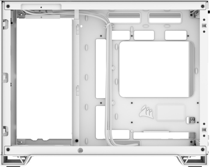Corsair 2500X RGB, biały, szklane okno